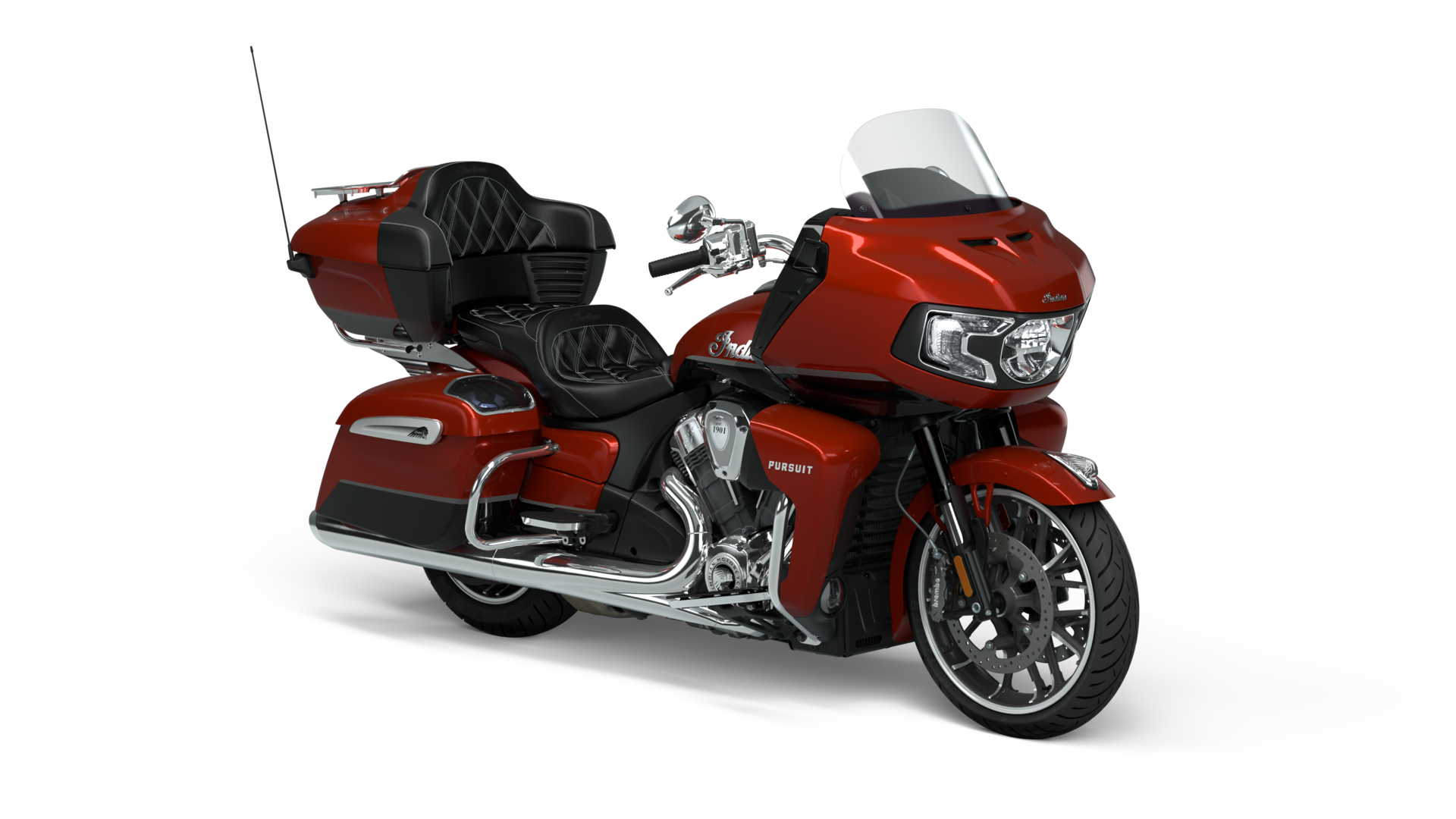 INDIAN PURSUIT LIMITED Sunset Red Metallic with audio package